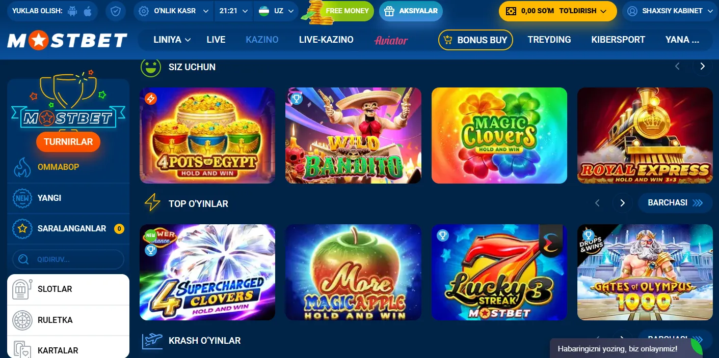 Mostbet APK Android uchun bosqichma-bosqich o'rnatish